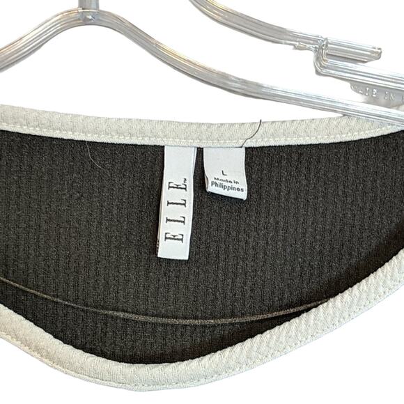 Elle Keyhole Top, Blac/White - Picture 3 of 6